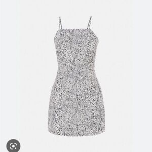 NEW MISSGUIDED Dalmatian open back dress